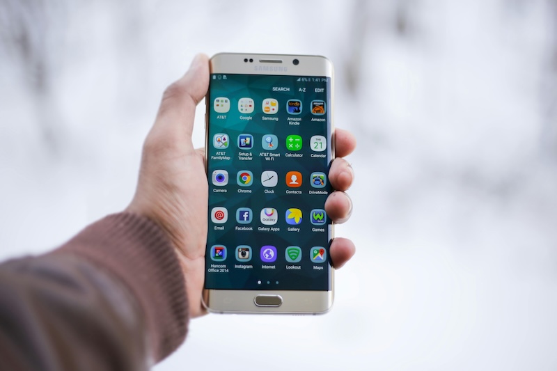 phone in man's hand